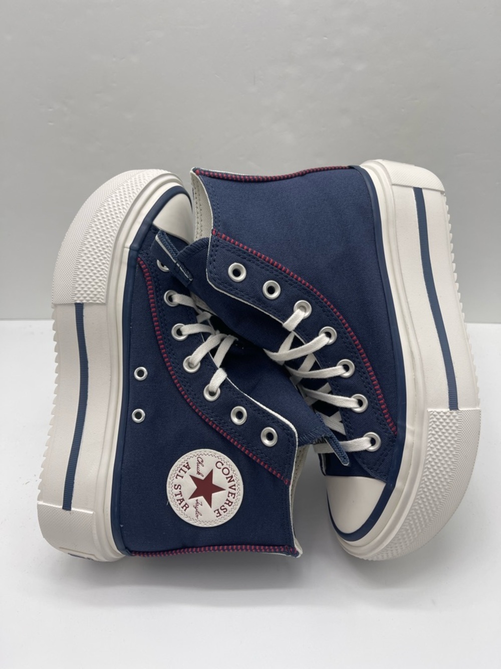 Converse WMNS Chuck Taylor All Star High Top Platform Sneakers Size 7 419252C - Picture 11 of 16